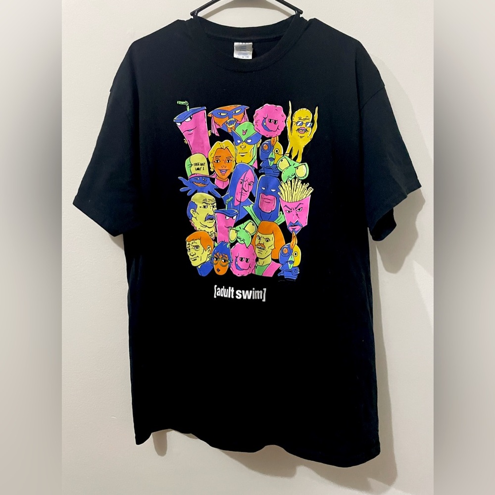 Vintage Carl’s Jr X Adult Swim X Dr Pepper Collab T-Shirt RARE